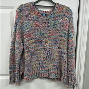 CeCe Multicolor Knit Women's Sweater